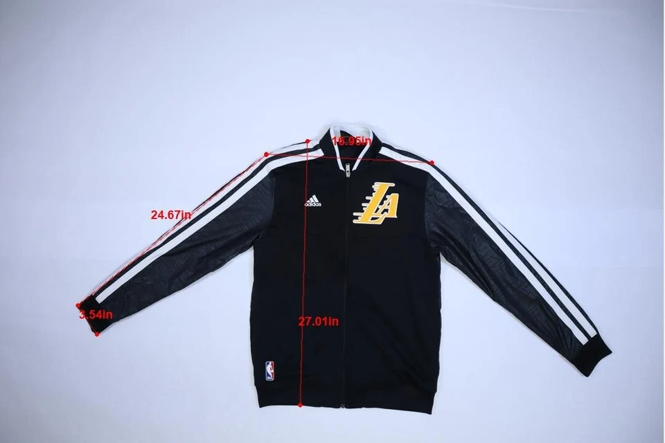 Adidas Mens Black Home 2012 Authentic On Court NBA Los Angeles Lakers Jacket S - Image 4 of 4