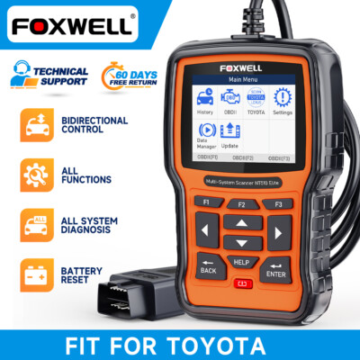 FOXWELL NT510 Elite fit for Toyota All System Bi-Directional OBD2 Scanner ABS