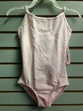 Body Wrappers BWC124 Girl's Size 4-6 Fits 3-4 Light Pink Camisole Leotard
