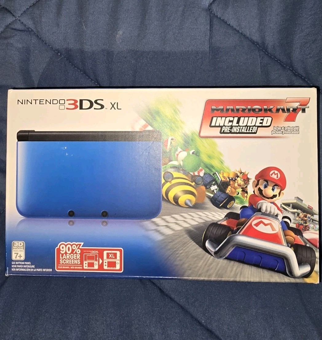 Nintendo 3DS XL Handheld Console with Pre-Installed Mario