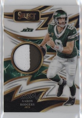 2024 Panini Select Sparks White Prizm 23/75 Aaron Rodgers #S-ARS 16wc