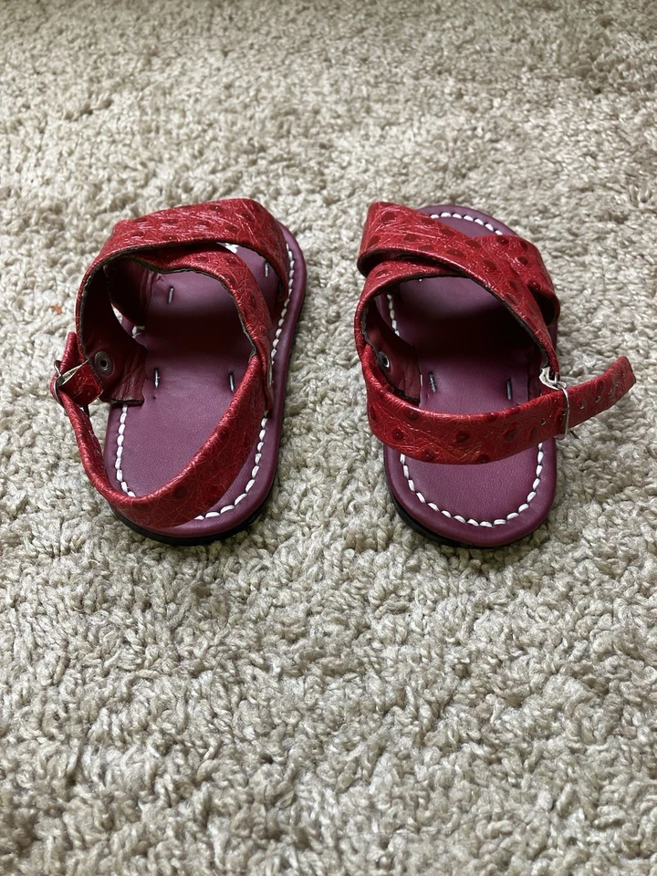 Huaraches Bebé, Sandalias Mexicanas, Tierra Caliente 1-3 Años Foto 4 de 4