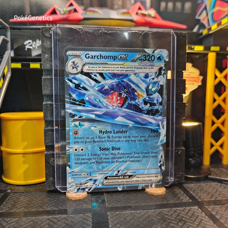Garchomp ex Paradox Rift Ultra Rare Pokémon TCG 038/182 Scarlet & Violet SV04 - Image 3 of 4
