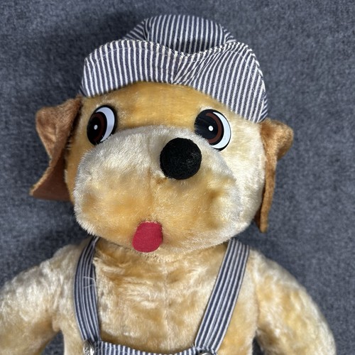 Muñeca de colección Genie Toys Peluche Casey Jones Tren Conductor Perro Animal GRANDE (32”) - Imagen 2 de 11