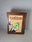 Monopoly Vintage Game Collection Bookshelf Wooden Book Box Parker Bros Complete