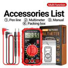 Digital Multimeter AC DC Voltage Current Resistance Meter Mini UK Electric SZ308
