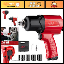 12 Aluminum Air Impact Wrench Set - Max Torque 1380 Ft-lbs Heavy Duty Tool 12 Aluminum Air Impact Wrench Set - Max Torque 1380 Ft-lbs Heavy Duty Tool
