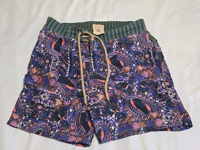 Maaji Psychedelic Retro Paisley Hybrid Swim Shorts Medium W32×L5