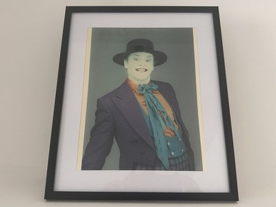 JACK NICHOLSON JOKER SIGNED AUTOGRAMM 10x8 FOTO GERAHMT