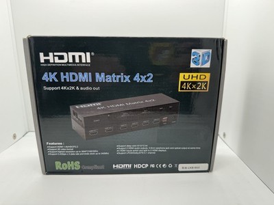 4k hdmi matrix 4x2 High Definition Multimedia Interface Switch Switcher