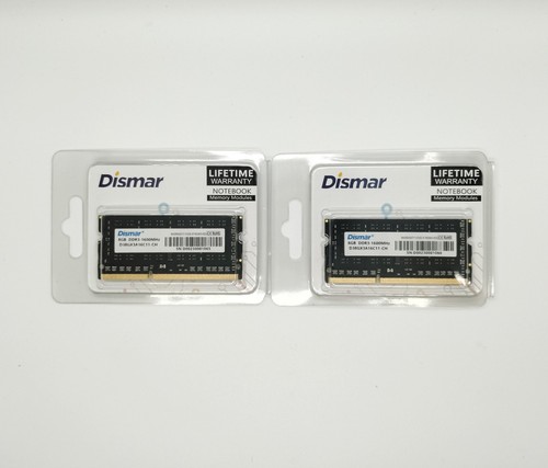 Dismar DDR3L/DDR3 Ram 16GB Kit (2x8G) 1600MHz PC3-12800 CL11 1,35V/1,5V 204 SODIMM