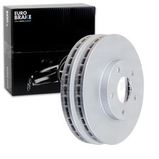 2X EUROBRAKE BREMSSCHEIBEN 280mm BELÜFTET VORNE PASSEND FÜR NISSAN ALMERA