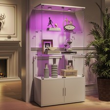 Glass Display Cabinet with LED
