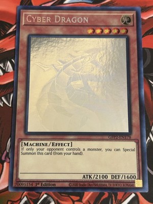 Yugioh Cyber Dragon GFP2 - EN178 Ghost Rare 1st Edition Near Mint