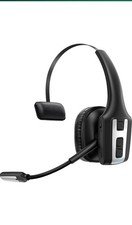 OTYHVV wireless headphones black with noise cancellation battery 53h