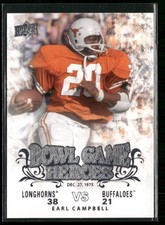 2011 Upper Deck College Football Legends #BGH-EC Earl Campbell Bowl Game Heroes