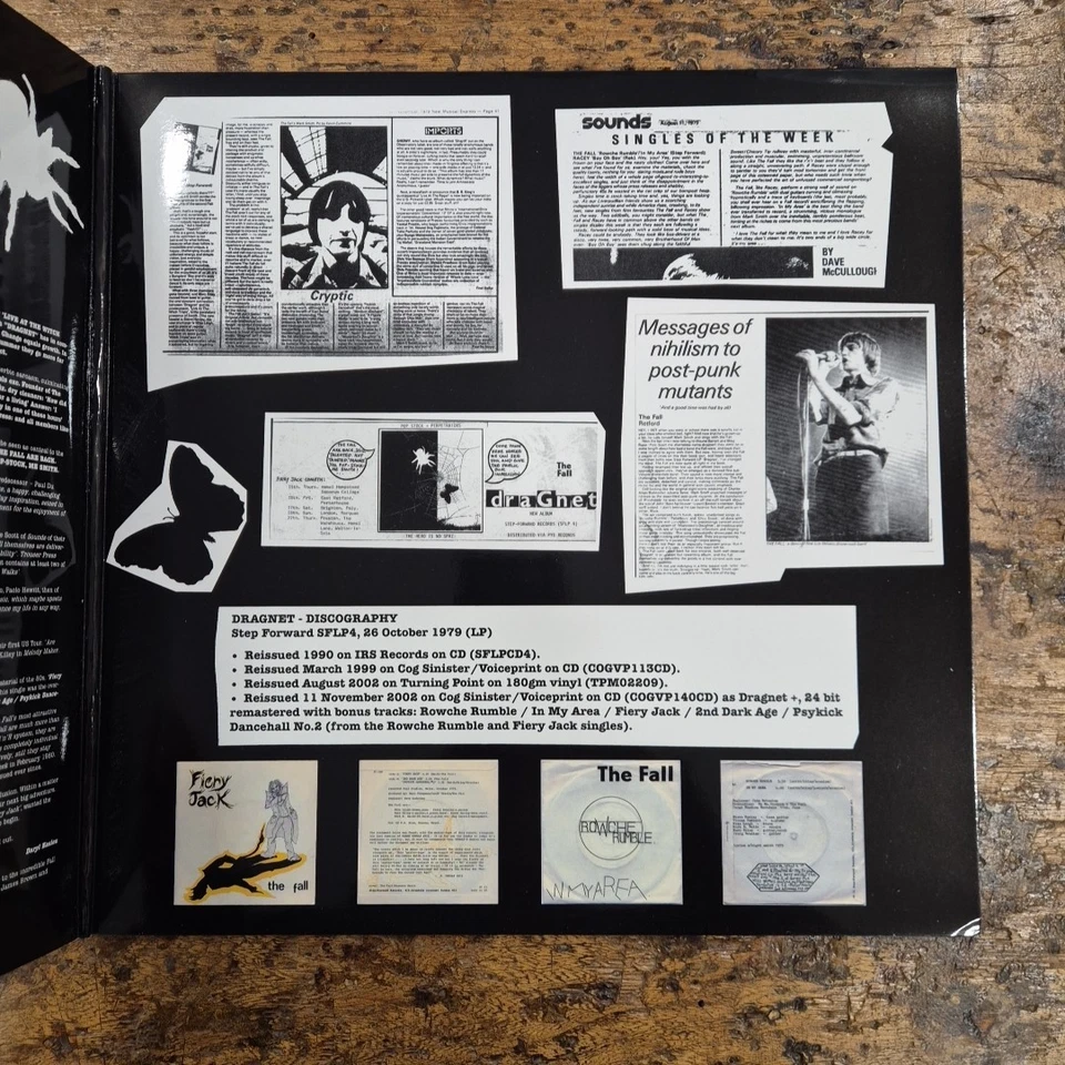 LP The Fall - Dragnet 40036 Musica Rock Alternative New Wave Vinile - Immagine 4 di 4