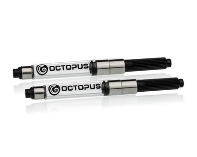2x Octopus Fluids Kolben-Konverter für Füllhalter, Standard Tinten-Konverter