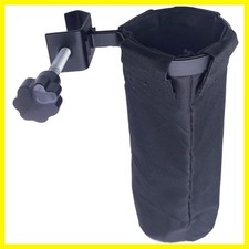 Drum Sticks Holder Clamp-On Drumstick Container Bag 9" x 4" with Aluminum Cla...