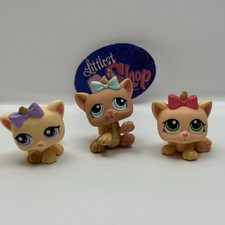 KITTEN CAT TRILLIZOS #1335 1336 1337 - Auténtico Littlest Pet Shop - Hasbro LPS
