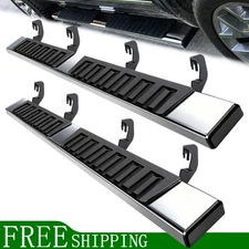 Side Protective For 07-18 Silverado/Sierra 1500 2500 Crew Cab 6" Running Board