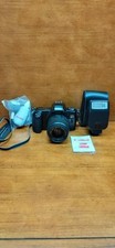 Canon EOS Rebel X Camera And Canon Speedlite 200E Flash with case