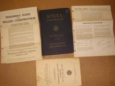 Steel Construction Manual AISC 1960 Vintage