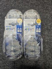 Philips AVENT Classic Newborn Flow Nipples 0m 4 Packs of 2 NEW  1