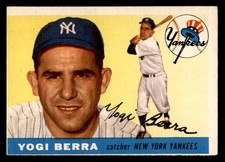 1955 TOPPS #198 YOGI BERRA YANKEES EX+/EX-MT 552987 (KYCARDS)