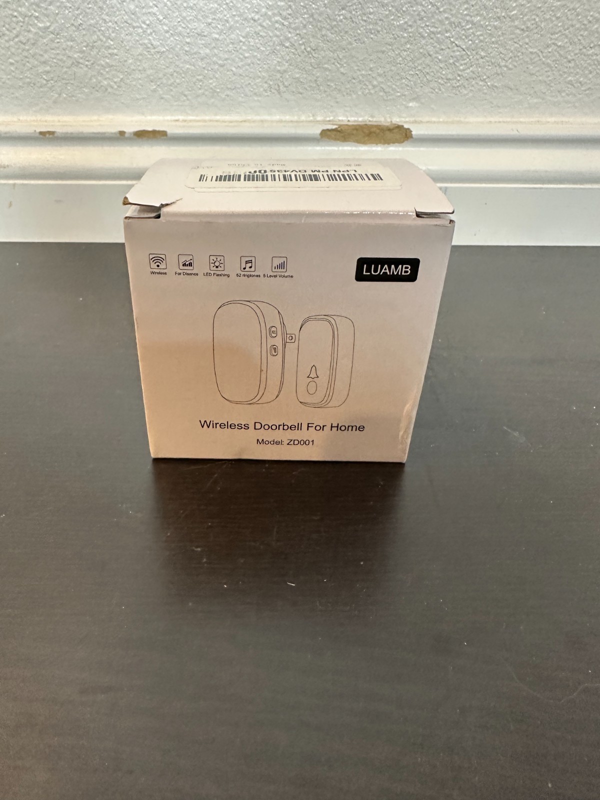 Wireless Doorbell with 1000ft Range 5 Volume Levels and Mute Mode-image