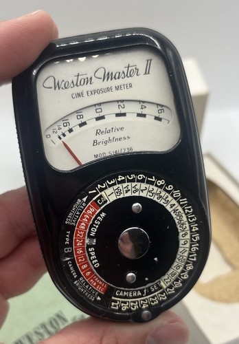 Weston Master II Exposure Meter With Original Box And Instructions - Picture 4 of 8