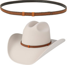 Hat Bands for Cowboy and Cowgirl Western Accesories for Men and Women Leather St