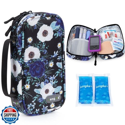 YOUSHARES Insulin Cooler Travel Case - Travel Medicine Cooler Bag for Insulin