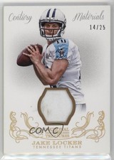 2013 National Treasures Century Materials Gold Prime 14/25 Jake Locker #98 k4s