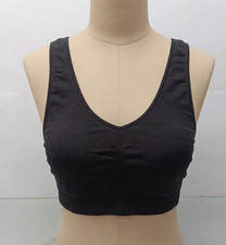 Bali Seamless Comfort Revolution Bralette 2XL 2TG Black Wirefree Pullover