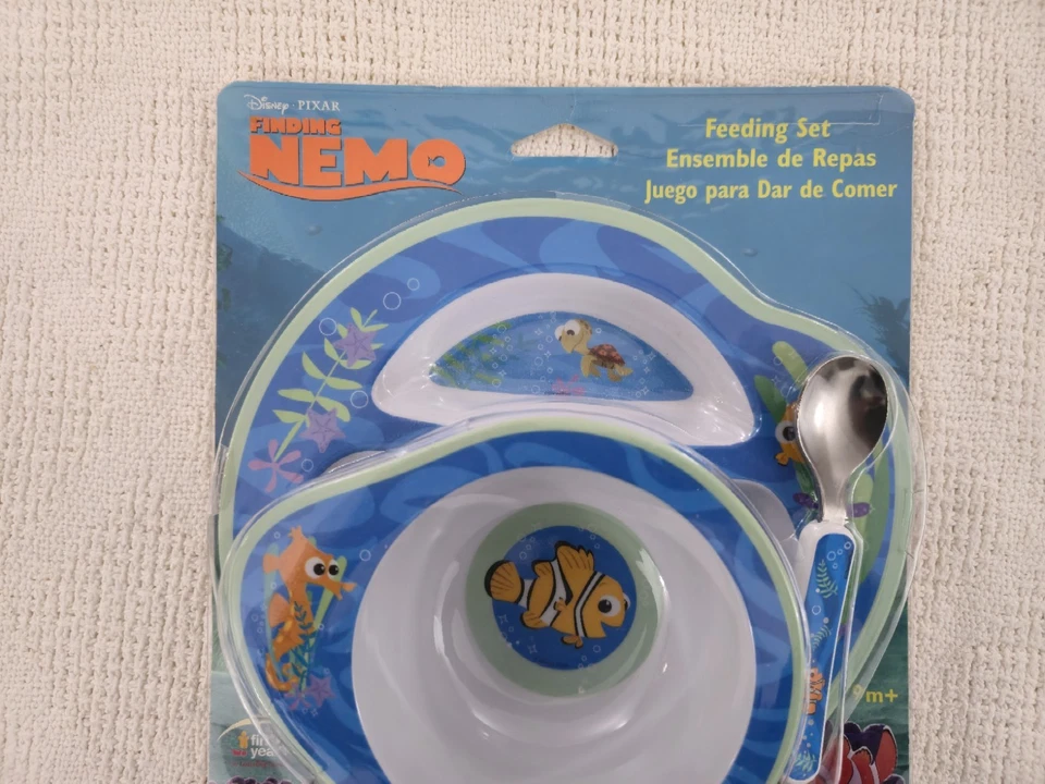 Disney Los Primeros Años Buscando a Nemo Juego de Alimentación Pixar ¡NUEVO SELLADO! Foto 2 de 4