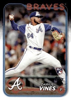 2024 Topps Series 2 - Darius Vines #493 (RC) Braves