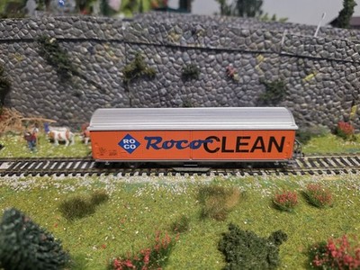 Roco Track Cleaning Car 44340 HO Scale DC
