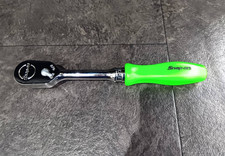 Snap-on FHD80 NON-USA Stamped Head Green 3/8" Dr Hard Grip Ratchet Mint MSS ZIK