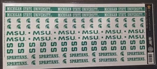 Michigan State University-Spartans Collegiate Sticker Strips by Sports Solution