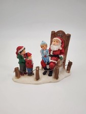 Christmas Village Accessories Talking to Sant...