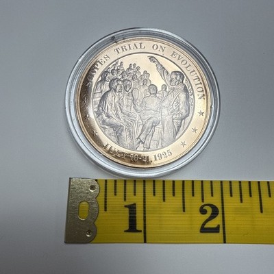 Scopes Trial On Evolution Commemorative Coin July 10-21 1925 Gold
