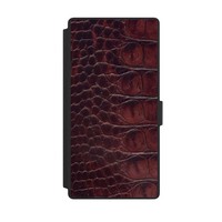 KlapphüLle FüR Samsung Galaxy S23 Ultra Animalprint Krokodil Leder