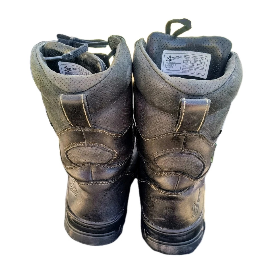 Ботинки Danner мужские современные пожарные 8 дюймов черные водонепроницаемые размер 10,5 ширина EE - Изображение 3 из 4