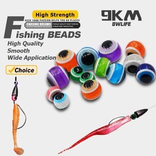50PCS Clear Resin Spacer Loose Evil Eye Bead for Jewelry DIY Fishing Accessories