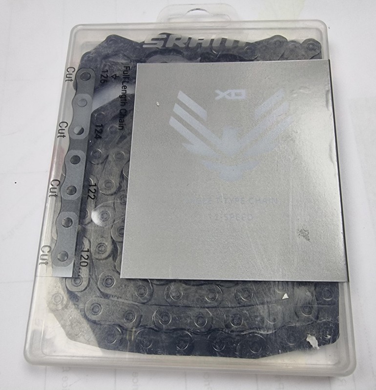 SRAM X0 Eagle T-Type Flattop Chain - 12-Speed, 126 Links, Solid Pin, BRAND NEW