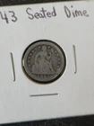 1843 Seated Liberty Dime