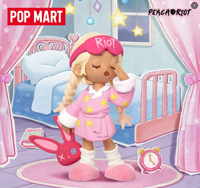 POP MART Lil Peach Riot Sleepover Series Blind Box Figures Confirmed Toy Hot New