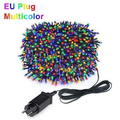 LED Lichterkette Außen Garten Party Dekoration IP65 Wasserdicht 10-100M