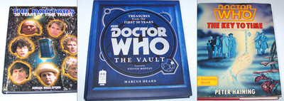 Doctor Who Book LOT of 3 - The Vault, Key to Time, 30 Years of Time Travel